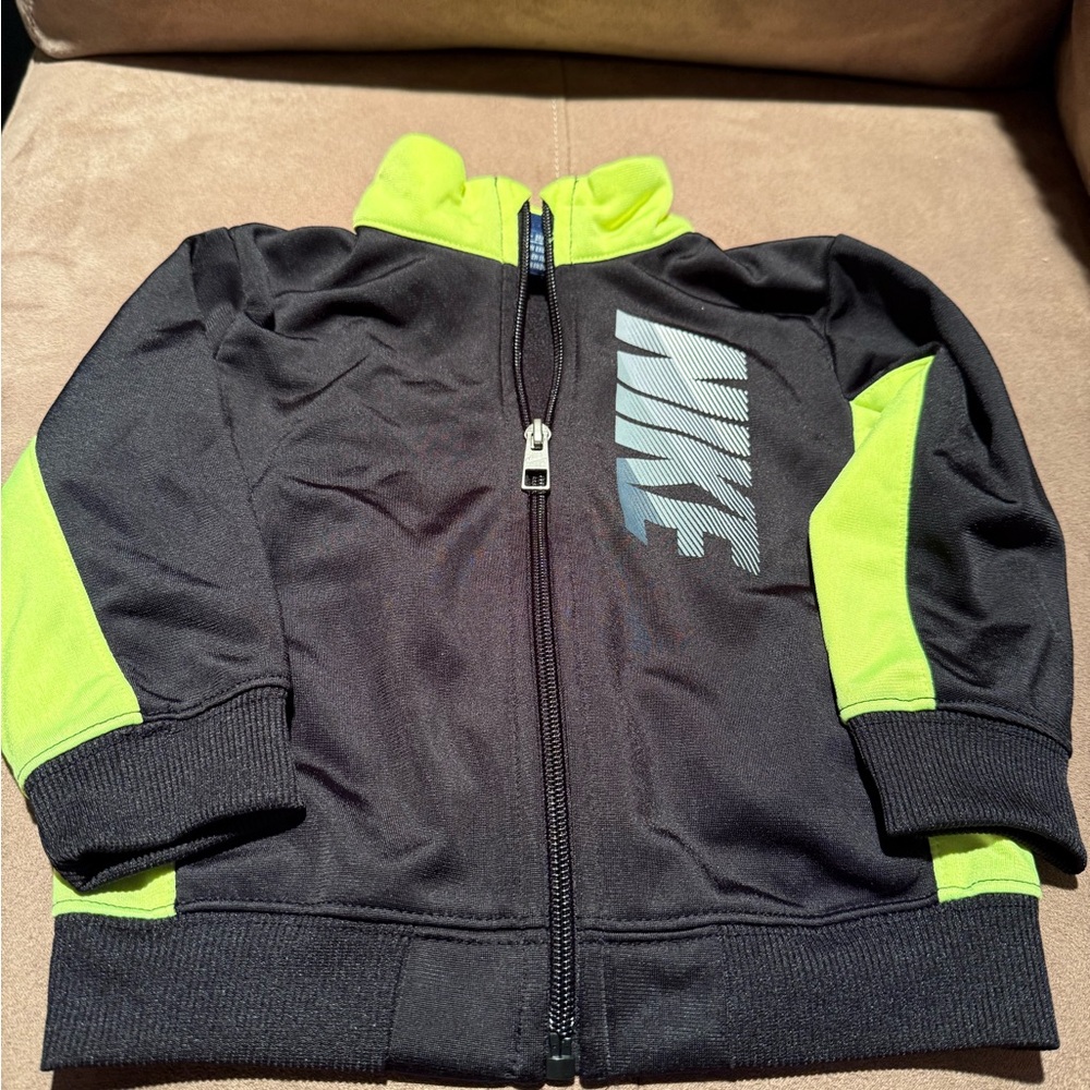 Nike Black and Yellow Athletic Jacket